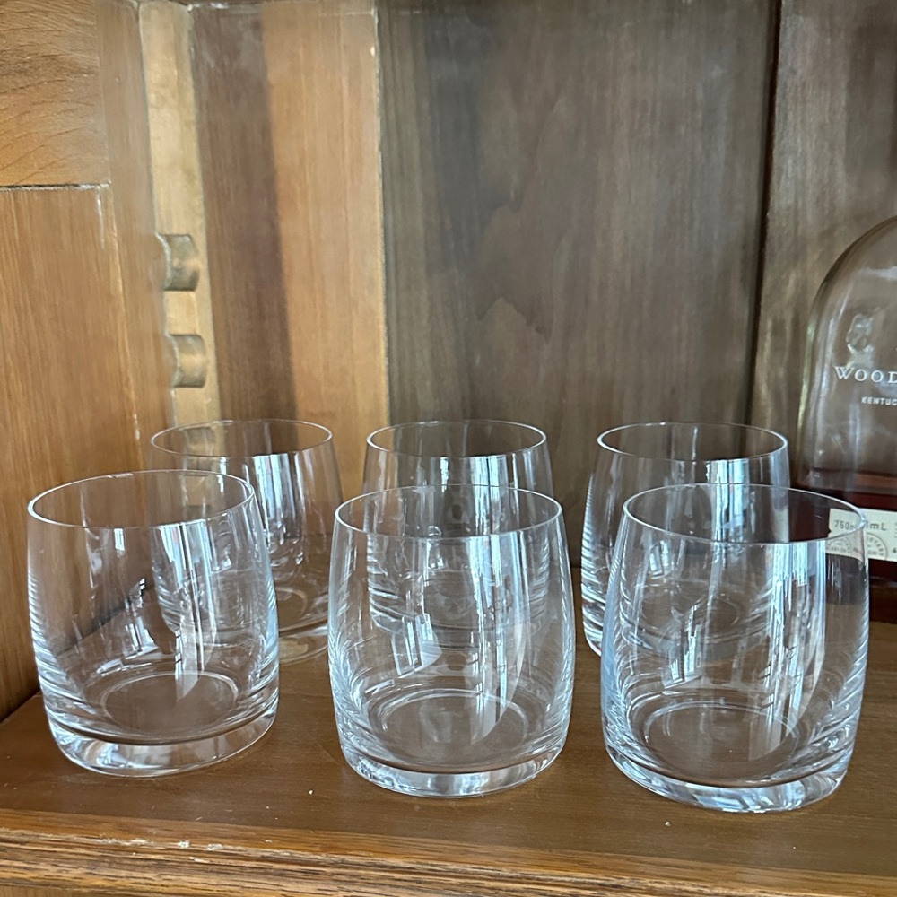🇮🇹 6 crystal whiskey tumblers
